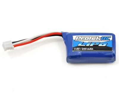 ProTek RC High Power LiPo Akku 7.4V 240mAh 25C für Micro Heli und Airplane  ...