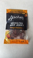 Country Archer Mango Habanero Grass-Fed Beef Jerky Gluten-Free, 16 Ounce