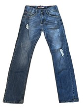 Tommy Hilfiger Boys Size 10 Destressed Jeans With Adjustable Waist