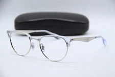 NEW RAY-BAN RB 6396 2936 CLEAR GUNMETAL AUTHENTIC FRAMES EYEGLASSES 51-19