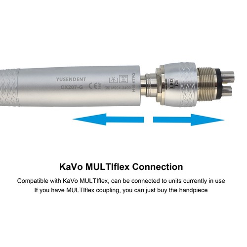 Pieza de mano de fibra óptica dental COXO CX207-G turbina para acoplamiento KAVO Sirona NSK - Imagen 65 de 281