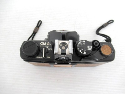 Exc+5] Olympus OM-2 N Black 35mm SLR Camera w/Zuiko f2.8 Lens Used