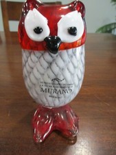 Murano Italian made artist made beautiful Owl 5'' tall applied parts