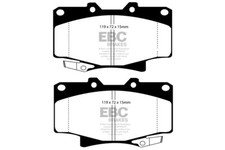 EBC Yellowstuff Front Brake Pads for Toyota 4 Runner 2.4 TD (LN130) (91 > 96)