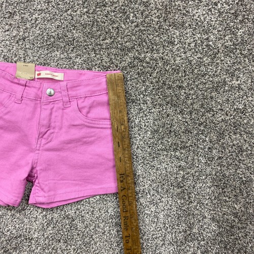Levi Strauss short Girl's 8 Pink Shorty Adjustable Stretch cowgirl Bright - Picture 7 of 10