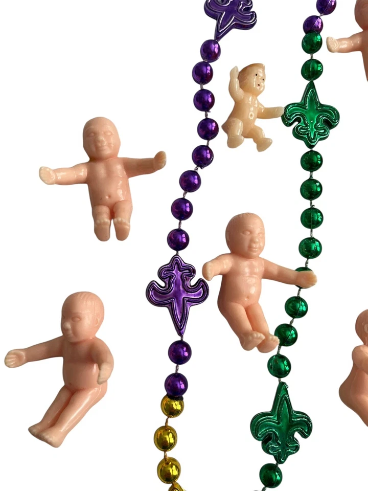 6 adornos para hornear de año nuevo para bebés pastel King Mardi Gras artesanales de panadería Foto 2 de 4