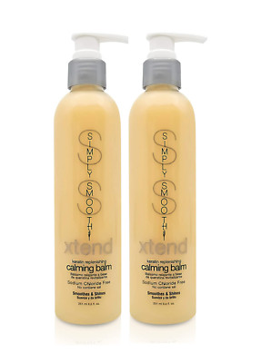 Simply Smooth Xtend Keratin Replenishing Calming Balm 8.5 Oz Set of 2