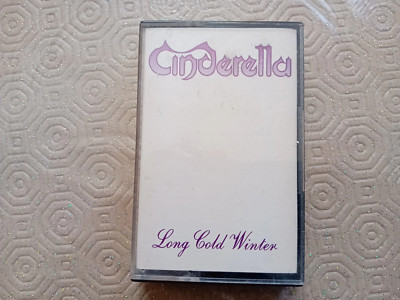 CINDERELLA.LONG COLD WINTER.UK CASSETTE ALBUM.EX/EX