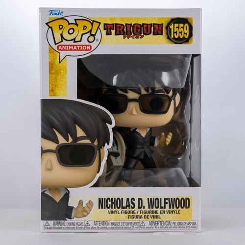 Funko Pop! Animation Trigun Nicholas D. Wolfwood w/ Punisher #1559 Vinyl Figure