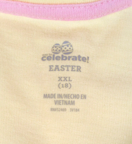 Girls Graphic Size XXL Tee Rabbit Egg Hunter Short Sleeve - Picture 6 of 6