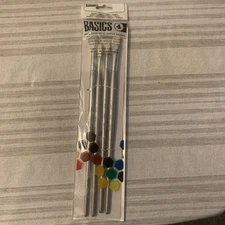 BASICS Acylic Paintbrush, Set of 4