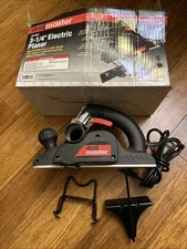 Drillmaster 91062 3-1/4" Planer w/ Guide, Wrench, 16,000 RPM Used.