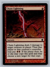 Magic MTG Premium Deck Series: Fire and Lightning Chain Lightning #16/34 Foil