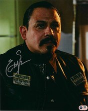 EMILIO RIVERA SIGNED SONS OF ANARCHY MAYANS 14x11 PHOTO (ACG CERT AG16727)