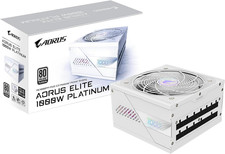 AORUS ELITE P1000W ICE Alimentatore - Pcie 5.0, 80 plus Platinum, Design Complet