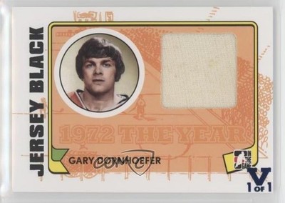 2009-10 ITG 1972 The Year in Hockey Jersey 1/1 Gary Dornhoefer #M-08 2d8