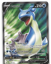 Lapras V 189/202 Sword & Shield Ultra Rare Holo NEAR MINT Pokemon on eBay