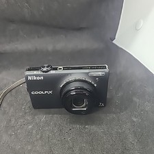 Silver Nikon COOLPIX S6000 14.2MP Digital Camera - No Charger