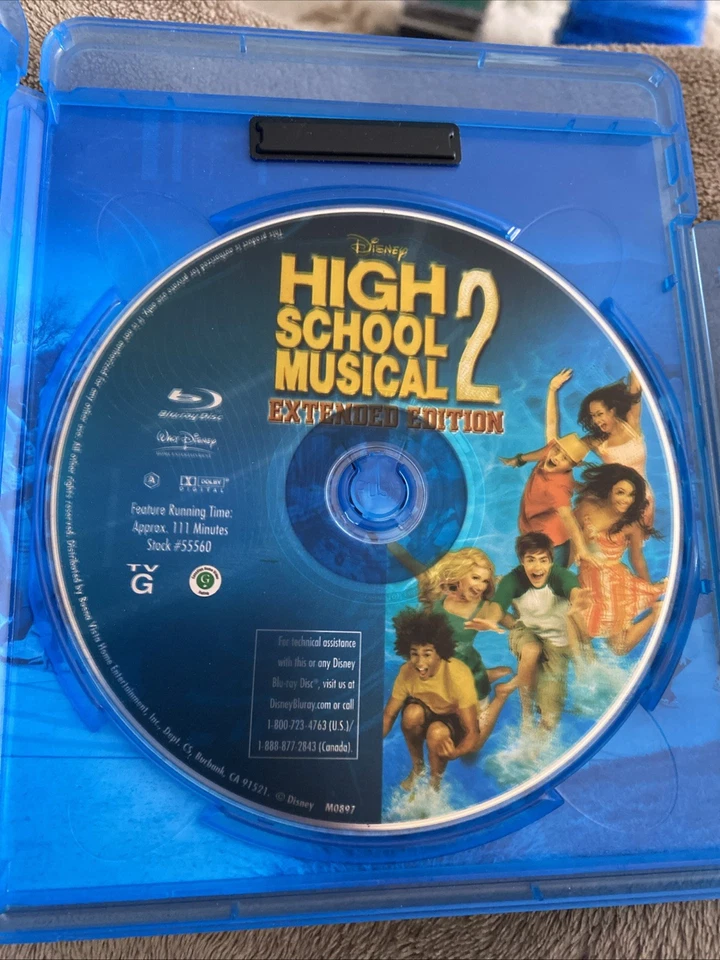 High School Musical 2 (Blu-ray Disc, 2007, Extended Edition) Ultra Rare!! - Image 3 of 3