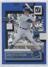 2022 Panini Donruss Rated Rookie Holo Blue Greg Deichmann #45 00gy