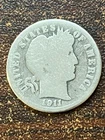 1911 d barber silver dime a very fine coin.  plus a surprise
