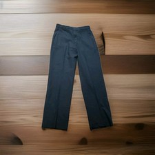 CALVIN KLEIN Boys DRESS Pants NAVY BLUE 18 REG Flat Front Mod Fit Tailored Leg