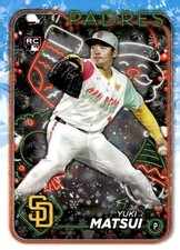 2024 Topps Holiday #H191 Yuki Matsui