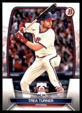 Trea Turner 2023 Bowman #10 Phillies MLB READ FREE SHIPPING AutographDen
