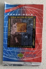 1993 Upper Deck World Cup Preview Empty pack foil wrapper