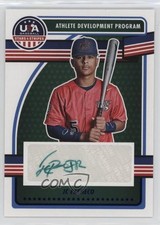 2023 Panini USA Baseball Stars & Stripes JC Pacheco (Green Ink) Auto 0xh3