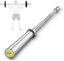 7FT Olympic Barbell Lifting Bar Weight Workout Gym 1000LBS Strength Training Bar