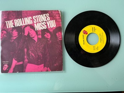 Vinyl 45 Runden The Rolling Stones - Miss you / Far away eyes - EMI - Anno 1978