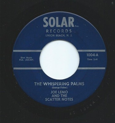 Joe Lemo - Whispering Palms / That's How Love Begins - Used Vinyl Rec - G8100z