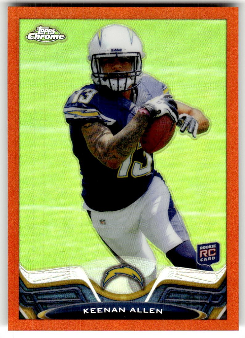 2013 Topps Chrome Keenan Allen Orange Refractors Rookie #14