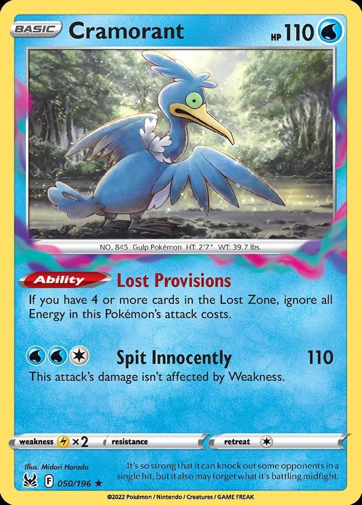 Pokemon Cramorant (50/266) Lost Origin MP