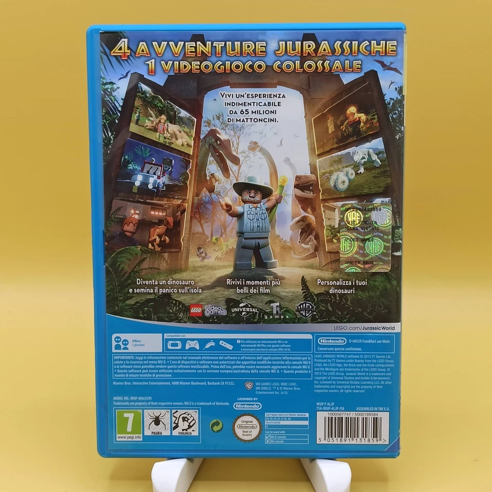 Lego Jurassic World - Nintendo WII U - PAL, foto 4 di 4