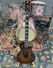 ESP LTD EC-1000 Evertune Electric Guitar - Dark Brown Sunburst