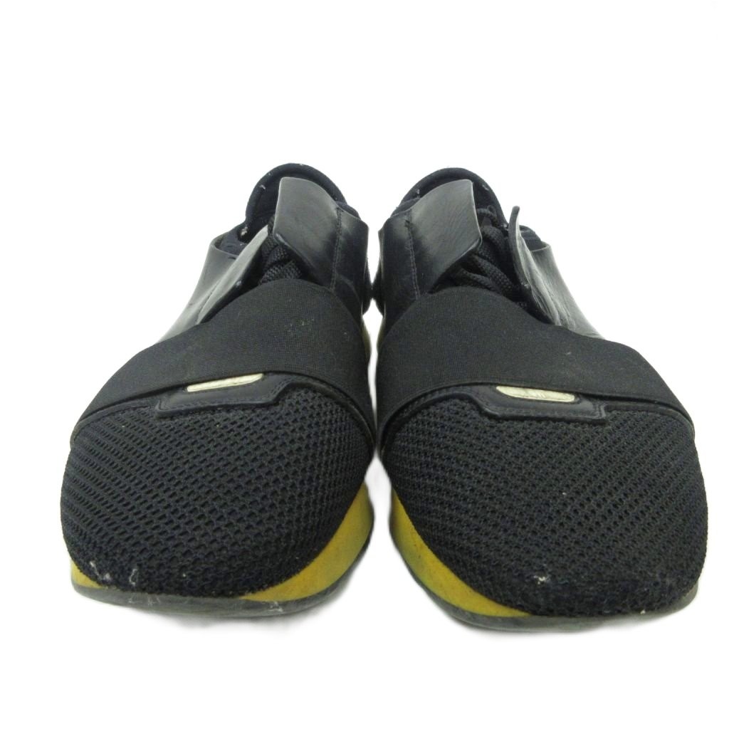 Balenciaga Lace Runner Low Cut Sneakers Men 285cm Black AB Used thumbnail 3