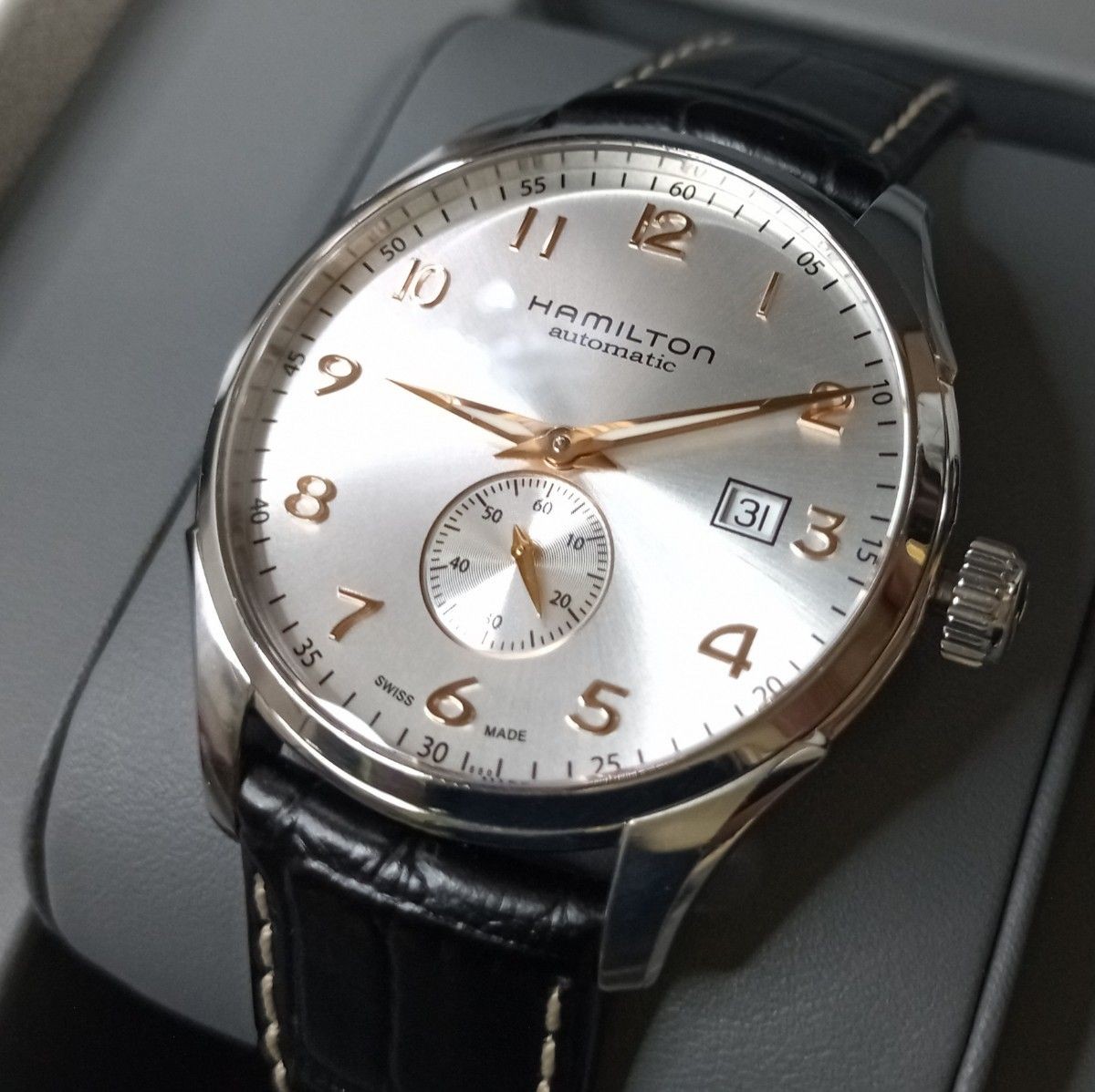 HAMILTON Jazzmaster Maestro Small Second Auto H42… - image 5