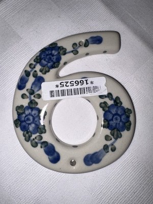 Polish Pottery Ceramika Artystyczna House Number
