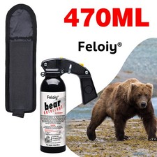 Feloiy Bear Spray w/ Holster, 16 oz Cans, 35 ft Range, NEW