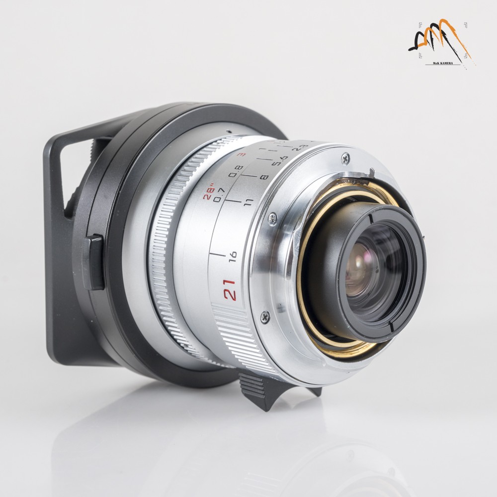 Leica Elmarit-M 21mm/F2.8 ASPH Silver Lens Yr.1998 Germany #11865