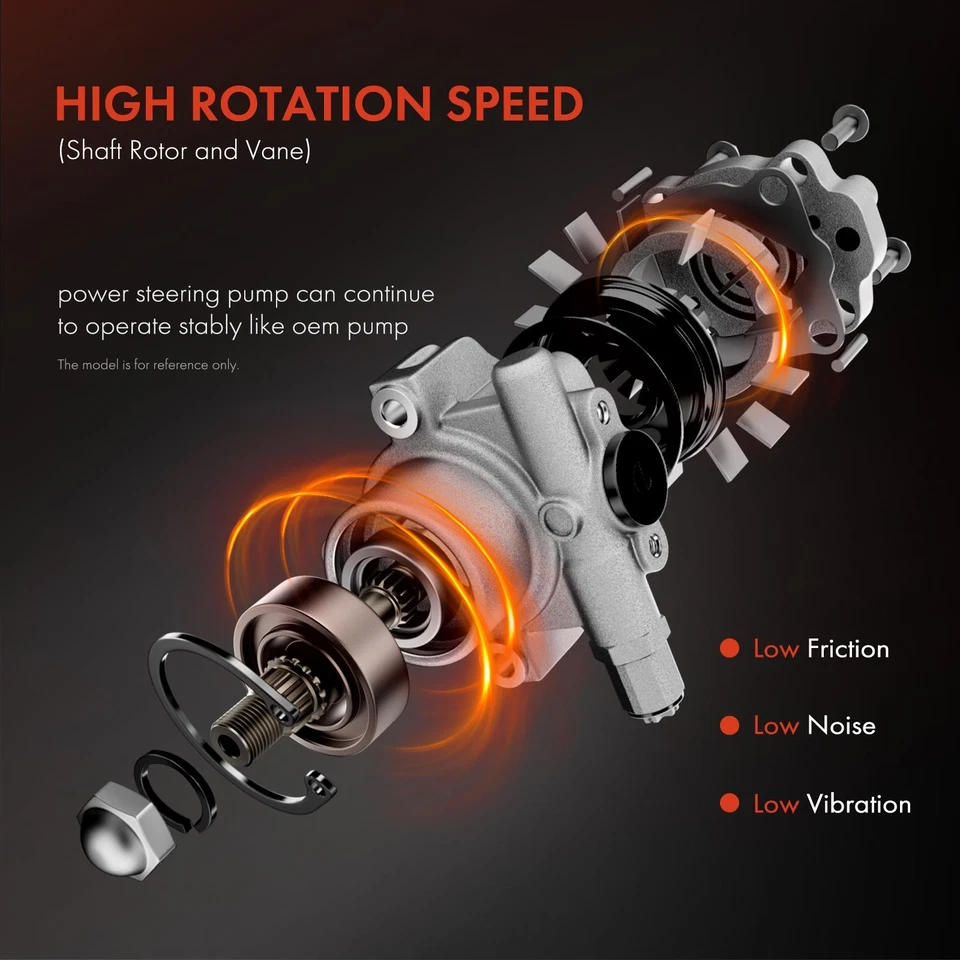 Bomba de dirección asistida con depósito para Ford Escort Mercury Tracer 1991-1996 1,9 L Foto 4 de 4