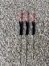 3 x Sensas PPR 5 wire stem pole floats. 2 x 0.20g & 1 x 10g