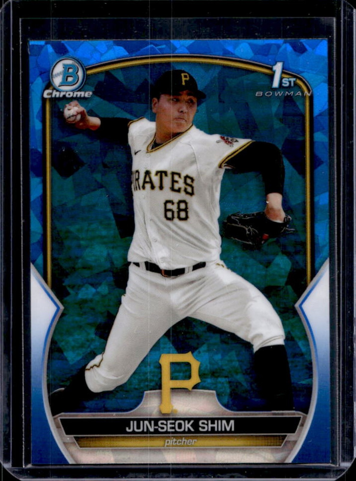 2023 Bowman Chrome Sapphire Jun-Seok Shim 1st #BCP-153 Pirates