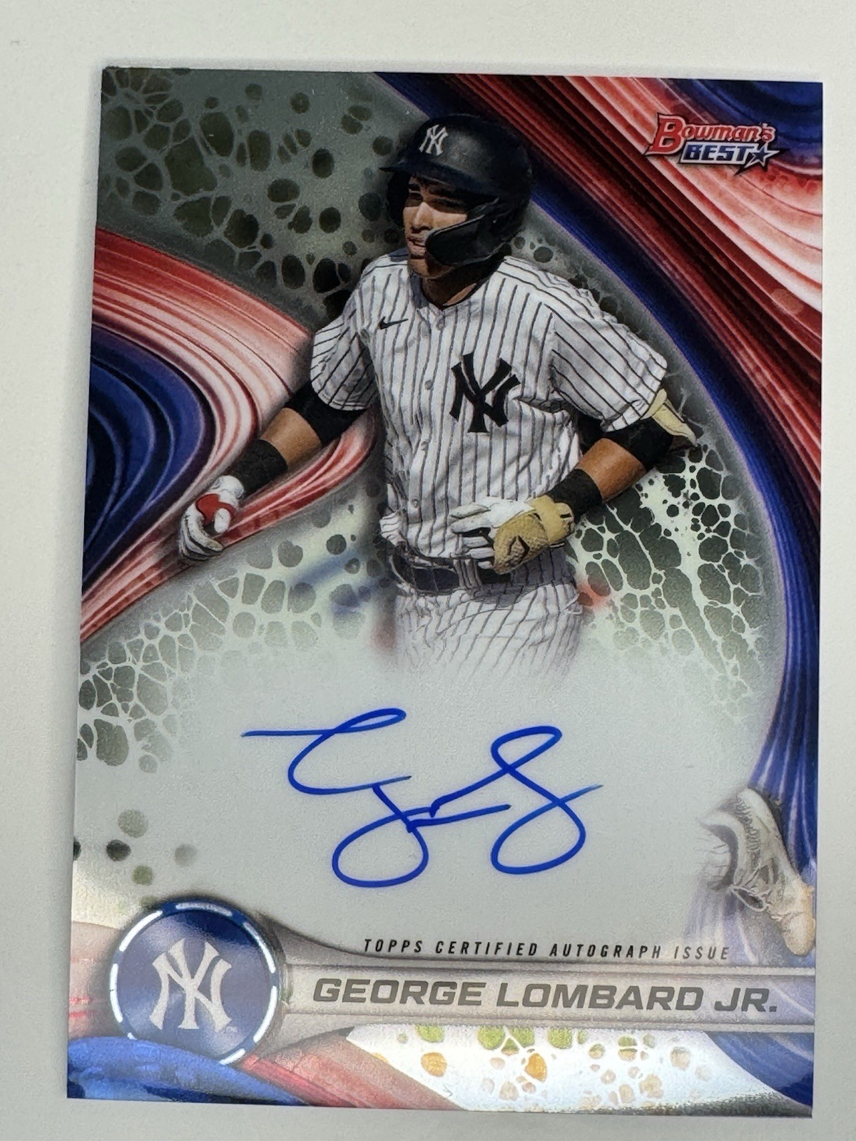 2024 Bowman's Best - Best of 2024 Autographs George Lombard Jr. #B24-GL (AU, RC)