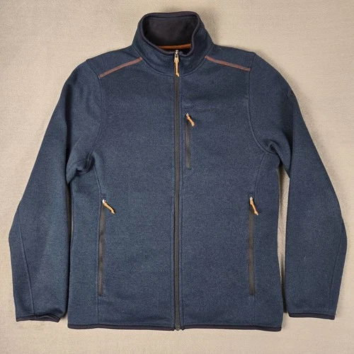 Craghoppers Jacket Mens Medium Full Zip Fleece Blue Outdoor Hiking Camping - product listing photo