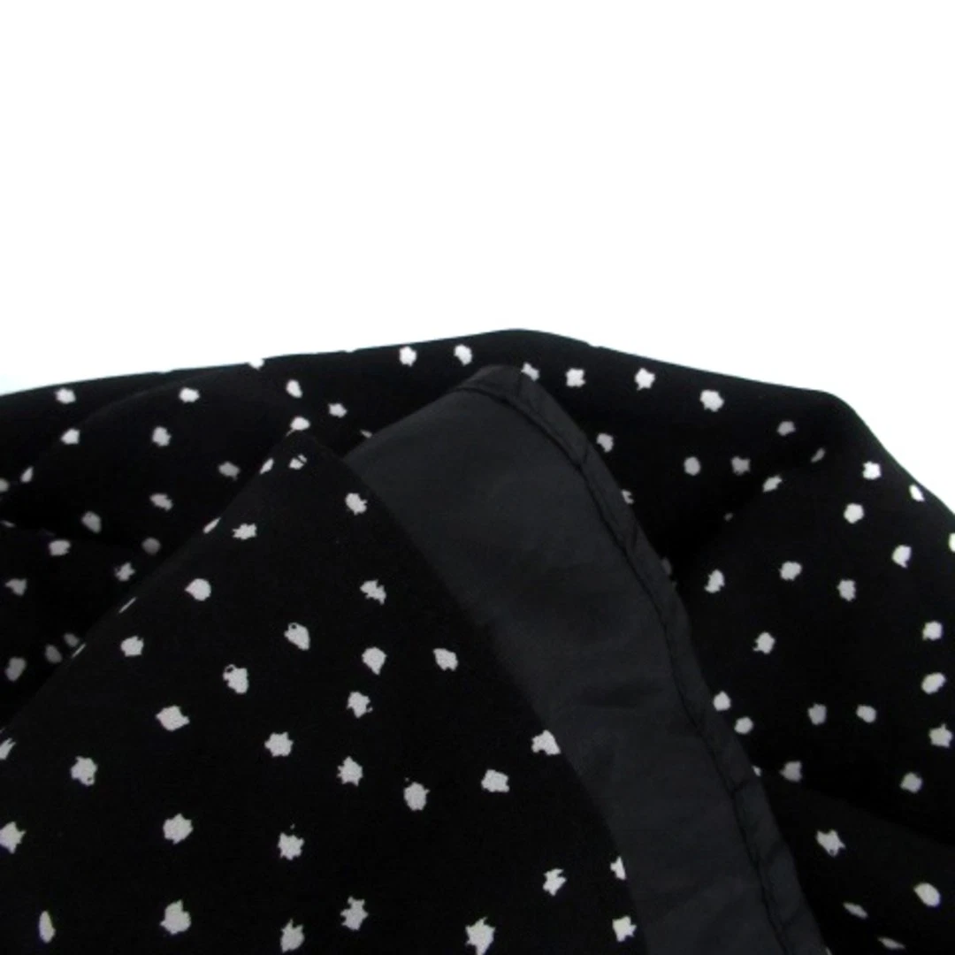 OFF WHITE Bis ViS pezzo unico scollo a V manica lunga lunghezza modello a pois F nero bianco sporco u