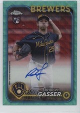 2024 Topps Chrome Update Aqua Wave Refractor /199 Robert Gasser #RA-RG Auto 0l44