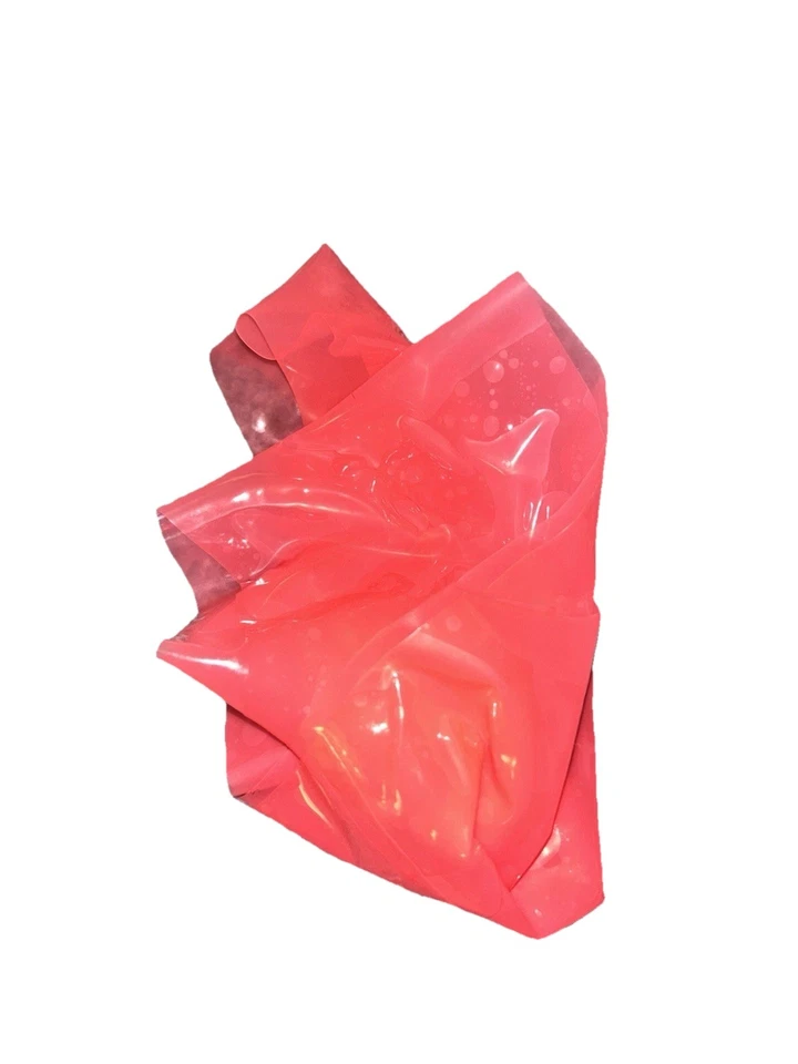 Calcinha de látex 0,25 mm feita à mão nos EUA rosa - Imagem 2 de 2